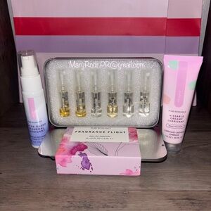 Fragrance Flight travel infused  pheromones + Just Like Me 💦+ Whipped Creamy Lub